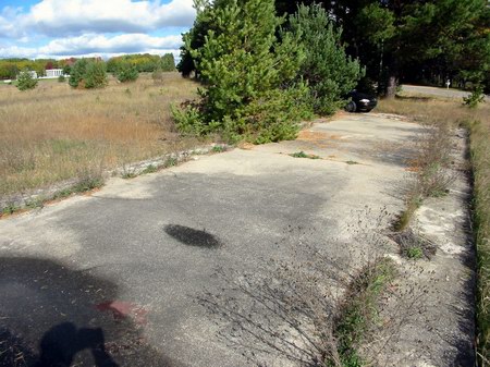 Cadillac Drive-In Theatre - Screen Foundation - Photo From Water Winter Wonderland